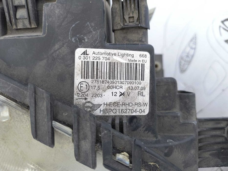 Far Dreapta Uk Halogen 2 BUC. Mini One / Cooper 2009 / 2006-2010 Cod OEM 0301225704 (1E1)