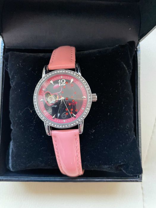 Ceas automatic TIME100 43 mm analog curea piele NOU ZODIAC no ambalaj