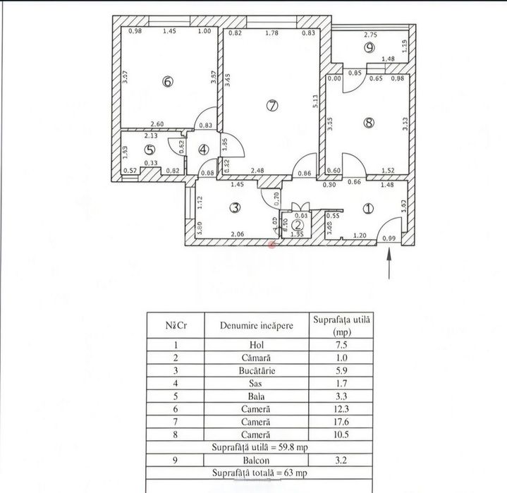 Apartament Luminos Insorit 3 Camerare I Astra