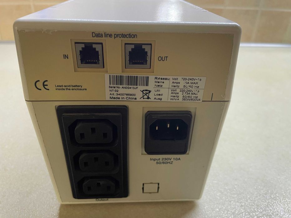 ЮПС  източник на аварийно захранване 1000VA