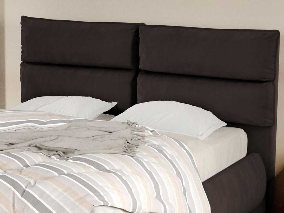 Pat Tapitat Cairo fix Maro Velluto 6 cu perne pe spatar