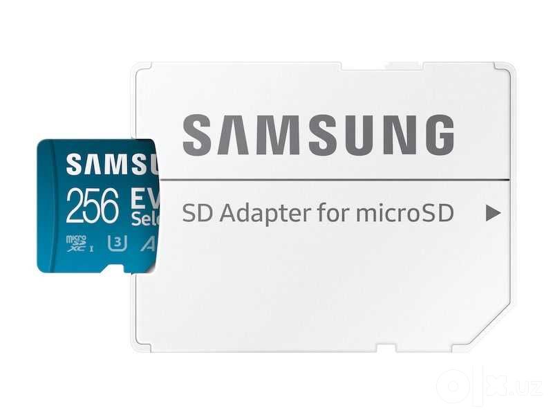 Samsung EVO Select 256 ГБ microSDXC U3 V30 A2 + адаптер