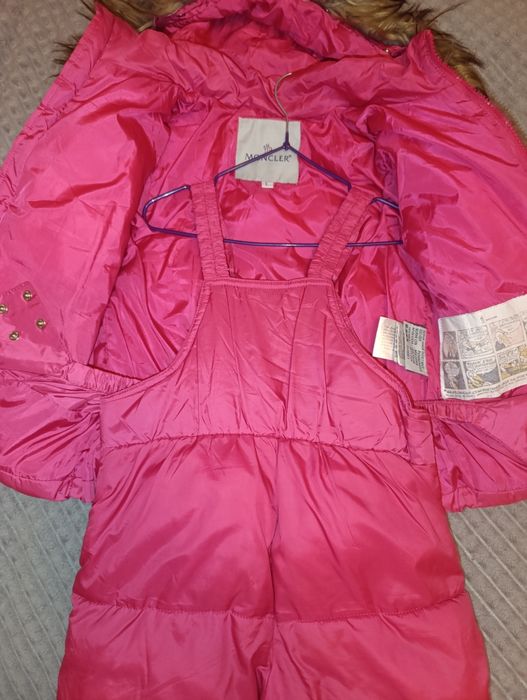 Детский зимний комбинезон на девочку