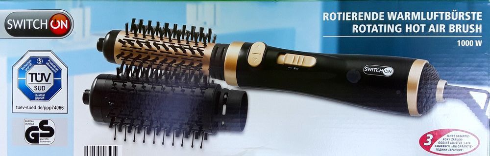 PERIE Rotativă cu aer cald pt coafat SWITCHON Germania NOUĂ - 130 Lei