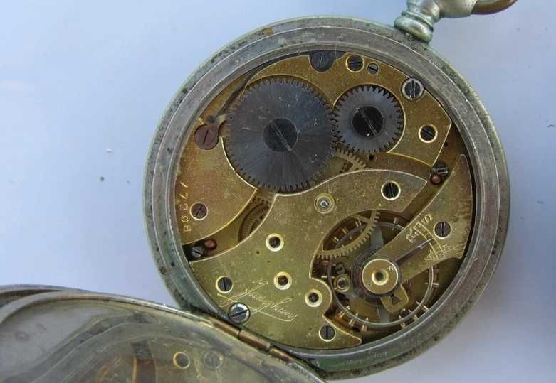 Ceas vechi de buzunar JUNGHANS defect
