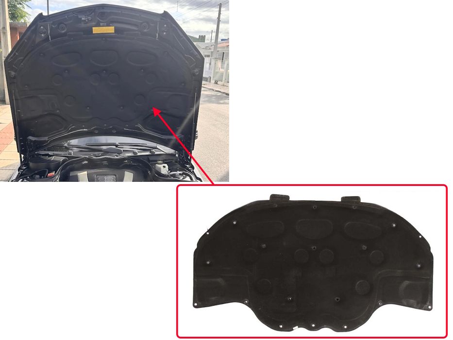 Изолация за преден капак на Mercedes C-Class W204 (2008-2014)