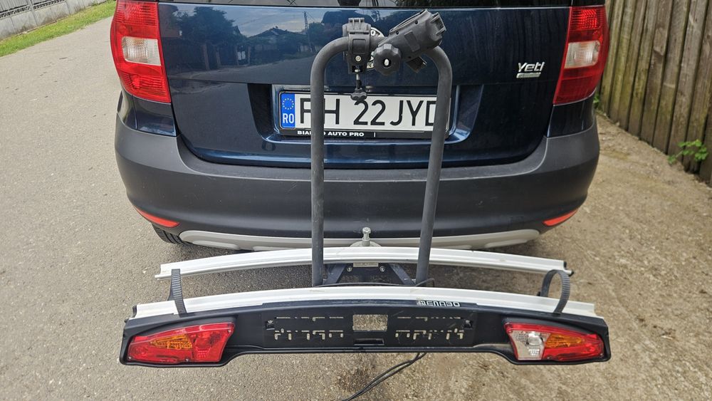 Suport 2   biciclete  pe carlig thule menabo atera mont blanc eufab