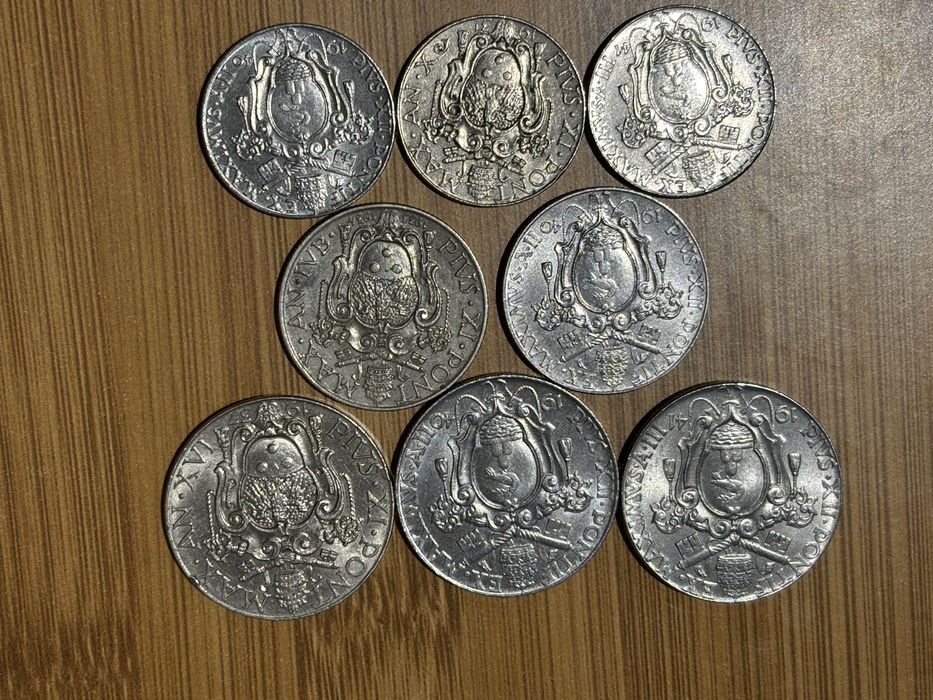 Lot monede Vatican anii 1930-1940,stare buna