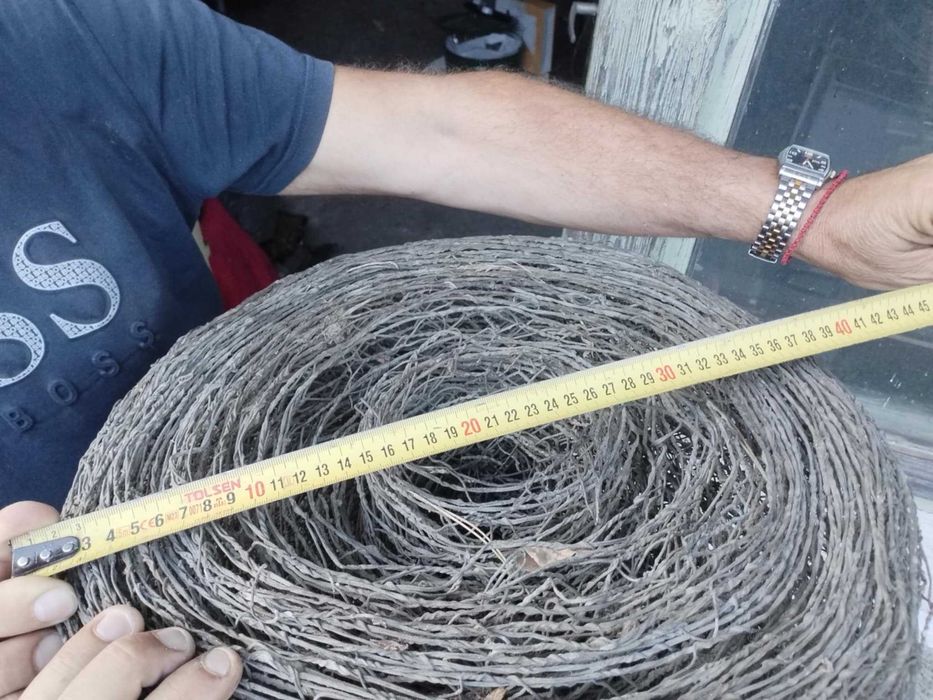 Рабицова мрежа поцинкована 140 см