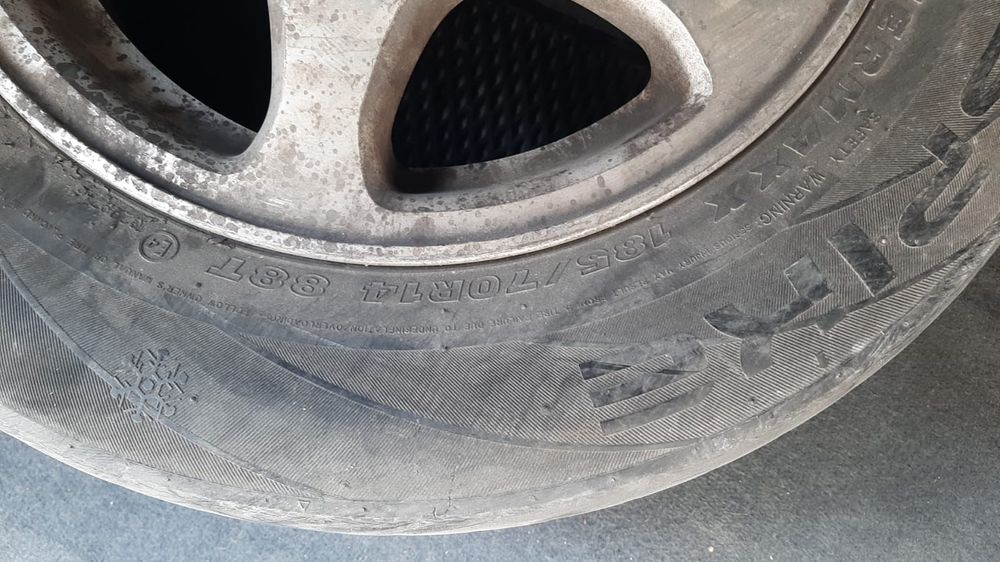 Шина с диском мкр Коянкус