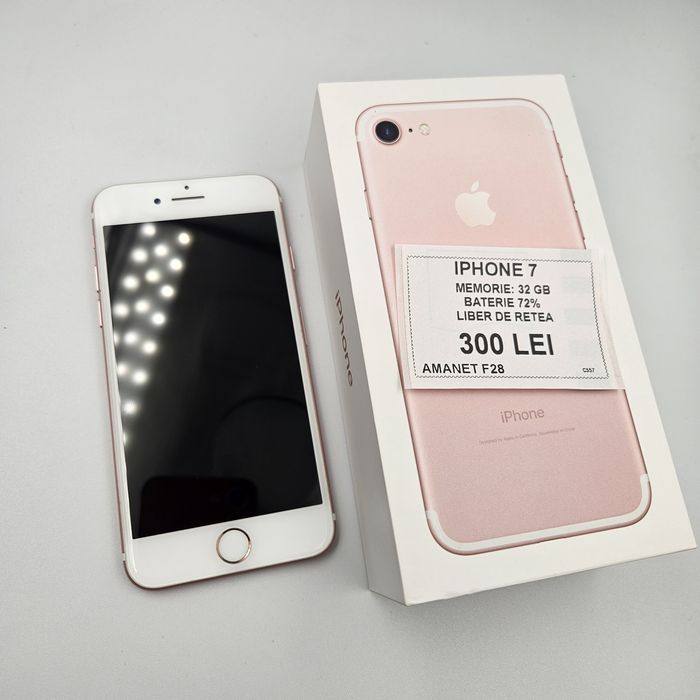 Amanet F28: Telefon Iphone 7 Roz(N)