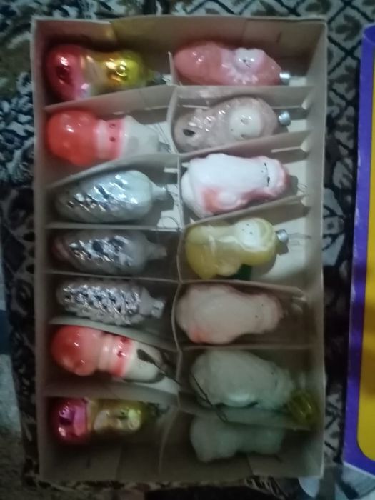 Елочные игрушки СССР.