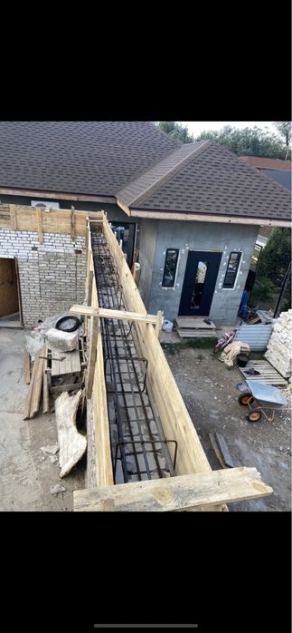 Фундамент.стяжка.армапояс