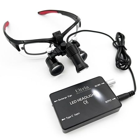 Lupe Stomatologice 2.5X - 3.5X + Sursa Iluminare