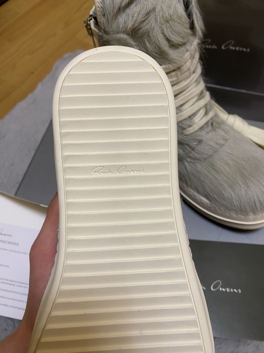 Rick Owens Geobasket Pony Hair