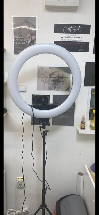 Lampă led ring light ZB-F488, 56 cm, 60 w