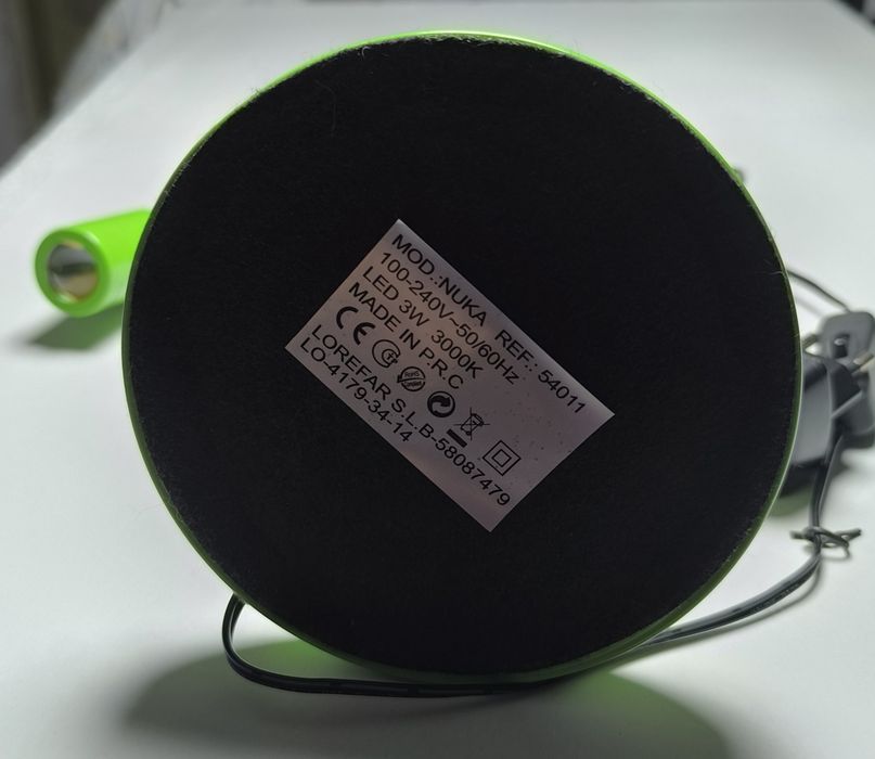Veioză / Lampă birou LED flexibilă Faro Barcelona NUKA, Green Lime