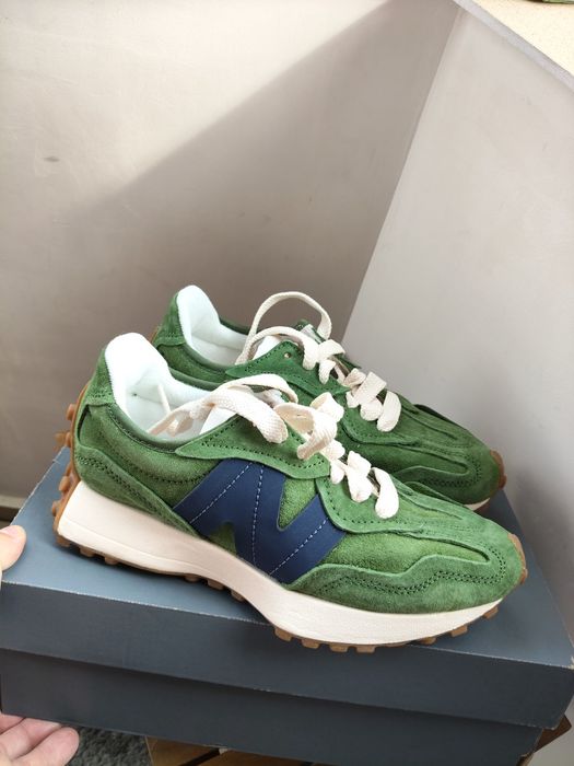 New Balance 327 sneakers dama culoare verde din piele întoarsă mărimea 37 noi originali