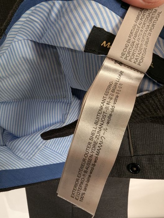 Pantaloni de costum barbati Massimo Dutti (100% lana, marime 40)