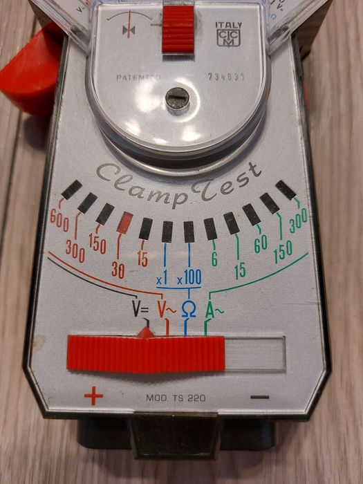 Vand Aparat măsură Clamp Test/Cleste Ampermetric Vintage