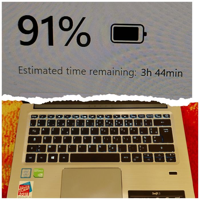 Laptop Acer Swift 3 i7 8550u 8gb ram 256gb ssd MX150 2gb