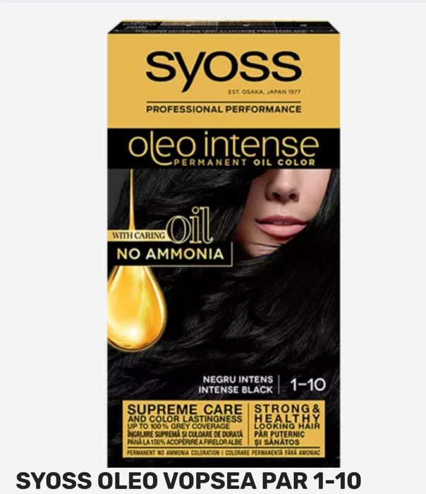 Syoss Oleo Intense Vopsea par fara amoniac
