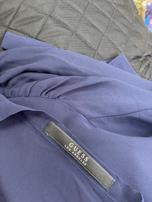 Дамска синя блуза риза GUESS размер M