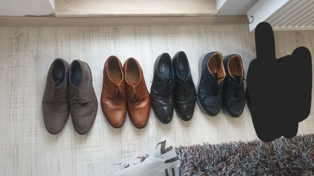 Pantofi 45 albastru, pantofi 44 maro, pantofi 44 negru, 44 gri