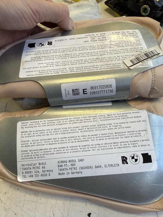 Airbag за седалка volkswagen bmw audi hyundai