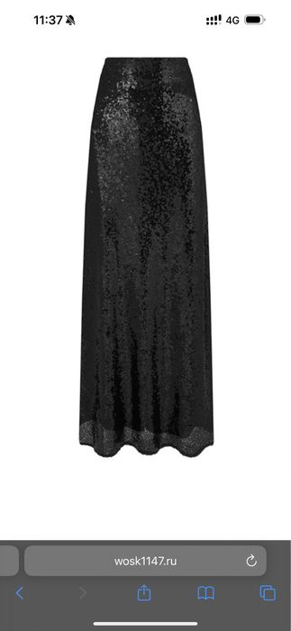 Юбка с пайетками