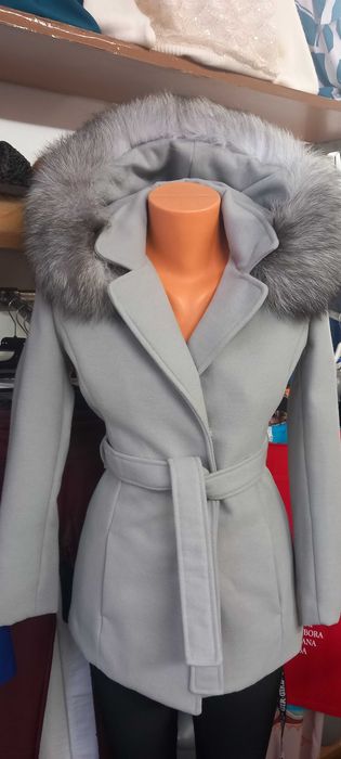 Дамско палто вълна и кашмир