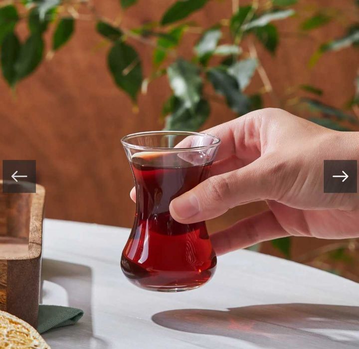 Karaca, нови чаши за турски чай, 6 броя