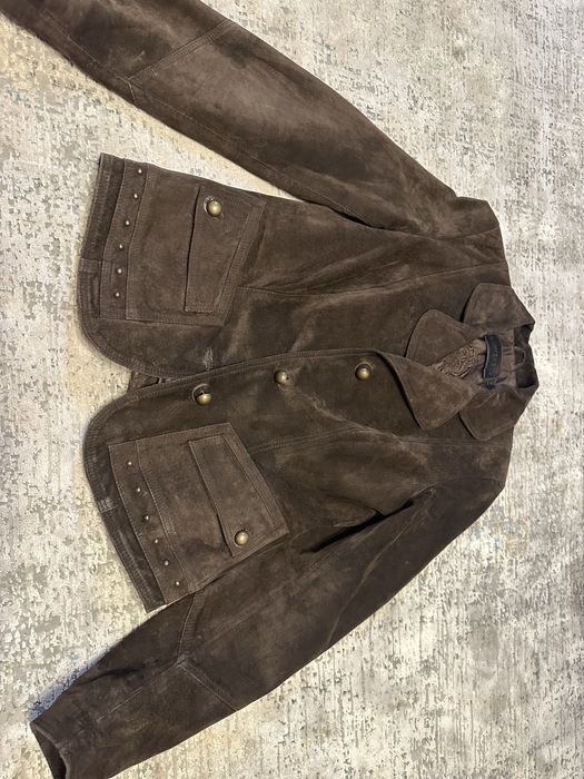 Замшевый пиджак