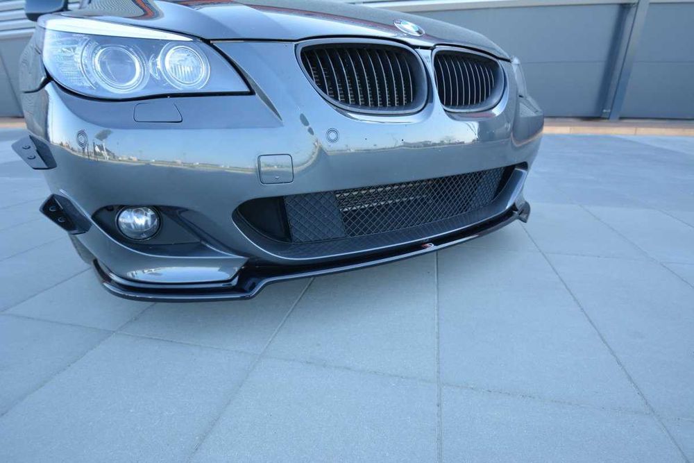 Prelungire splitter bara BMW E60 E61 M-Pachet 03-10 negru lucios