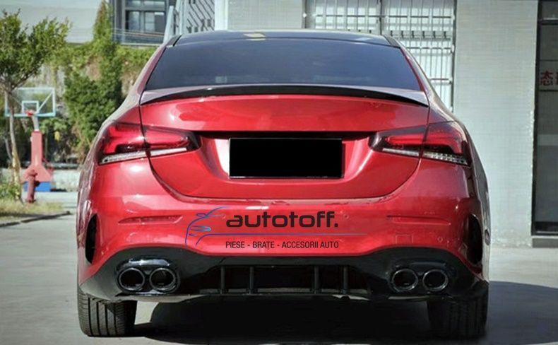 Difuzor bara spate Mercedes A-Class V177 (2018+) Black Look
