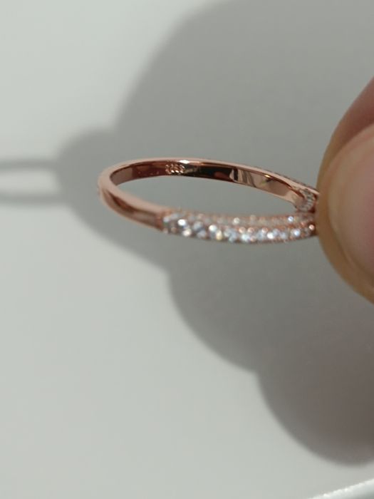 Inel de dama din argint placat cu aur