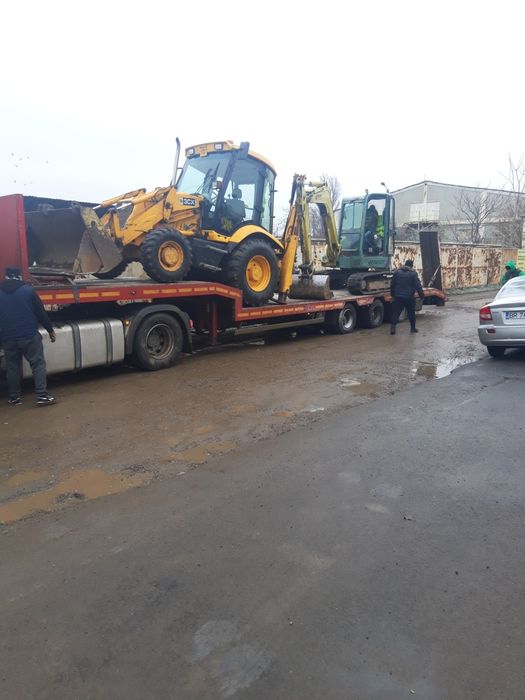 Buldoexcavator Demolari Sapatura santuri fundatie Cablu electric gropi