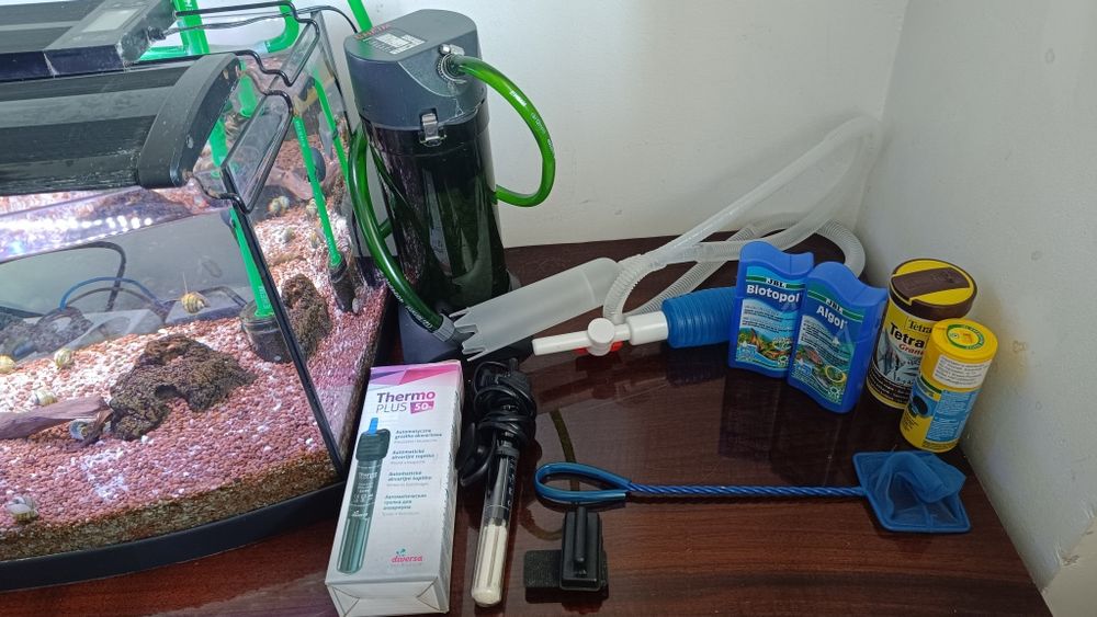 Acvariu Diversa 60L + Filtru EHEIN + Lumini programabile