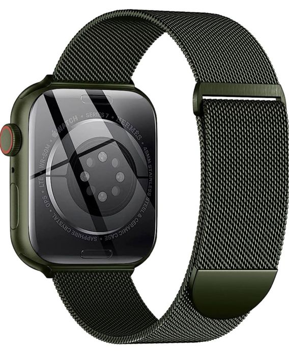 Curea Husa X Bratara Metalica Zale Incarcator Ceas Apple Watch Iphone