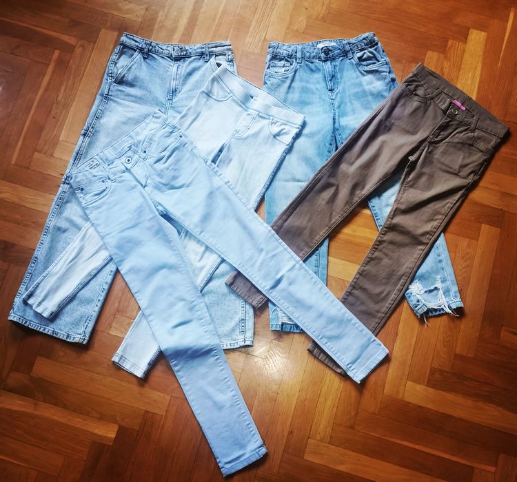 Дънки за момичета ръст 140