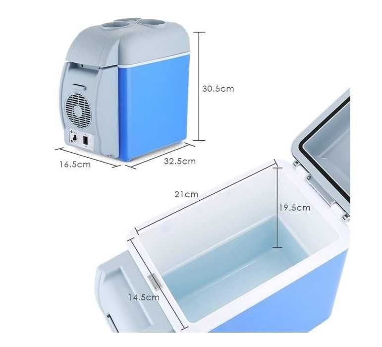Мултифункционална  Хладилна чанта  за автомобил, каравана,  7.5л 12V