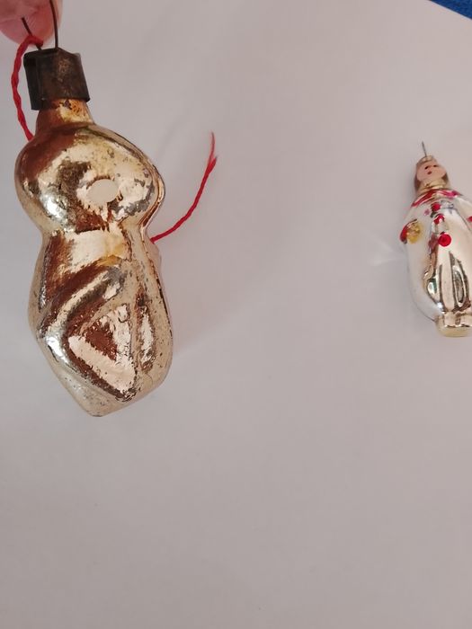 Ёлочные игрушки две штуки ссср