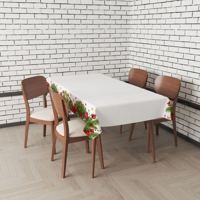 Скатерть на стол, новогодние
