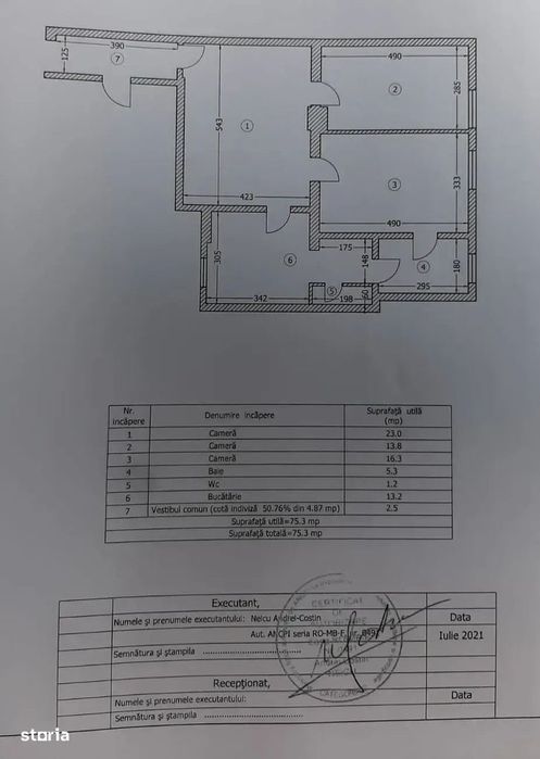 Trei camere Gradina Icoanei in vila renovata!