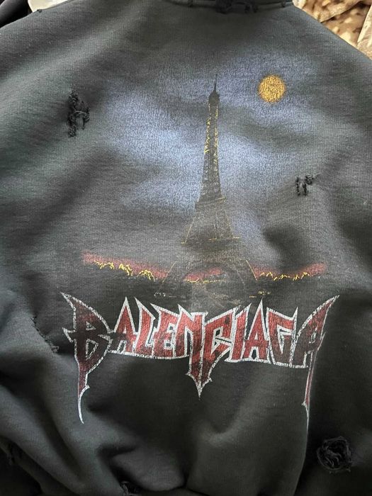 Худи Balenciaga Paris Moon