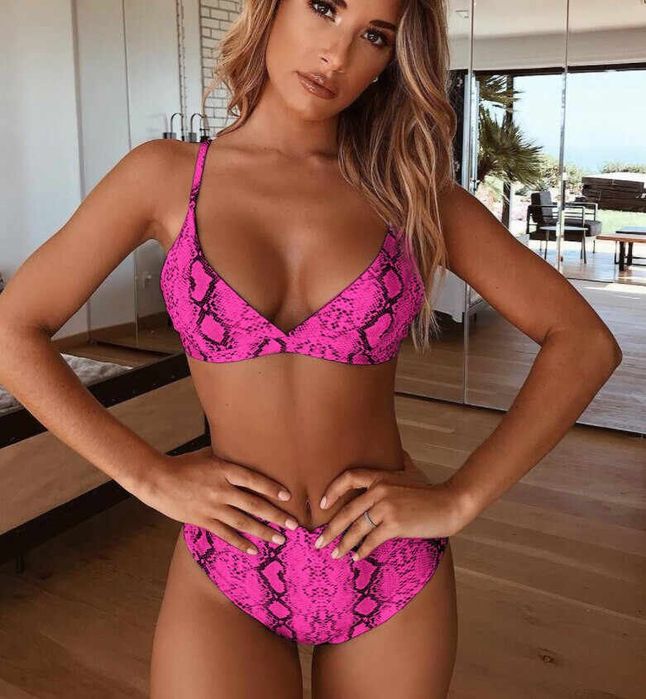 Costume de baie noi s m l alb roz