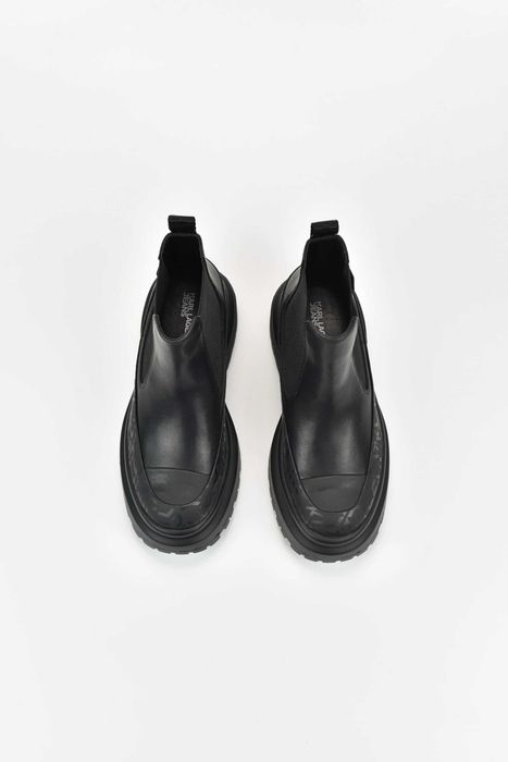 Дамски Боти Karl Lagerfeld BROOKE Mid Gore Boot 000 - Black Lthr Women