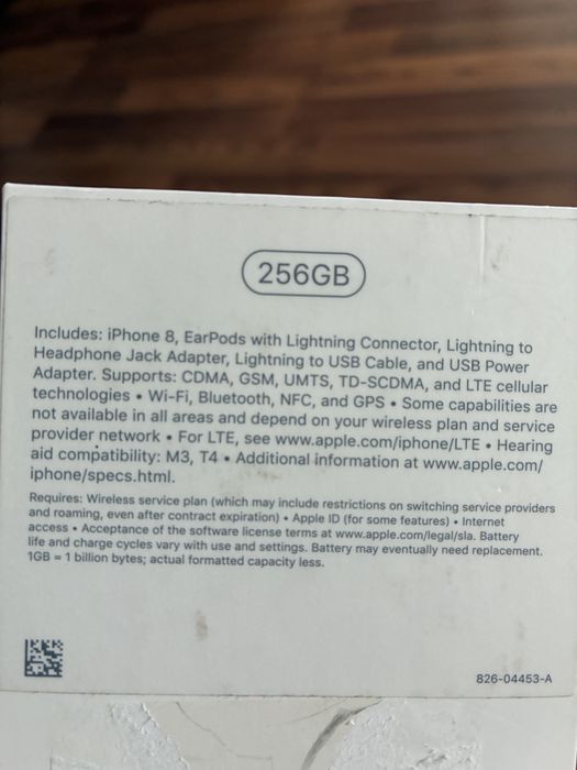 Iphone 8 de 256 gb