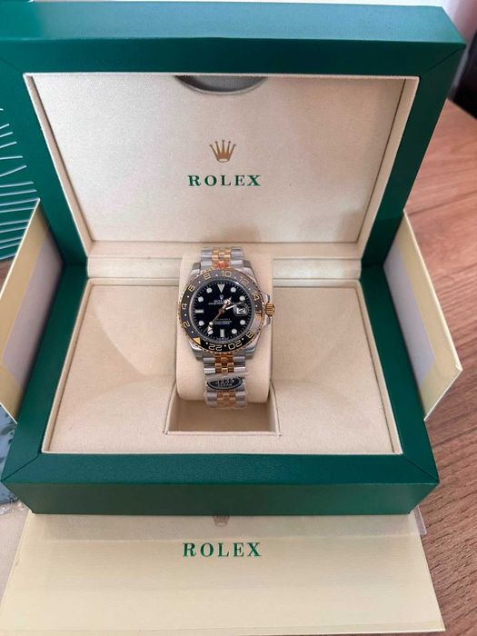Ceas Rolex Oyster OMT Mater 2 Negru/Auriu | Design Elegant | Nou