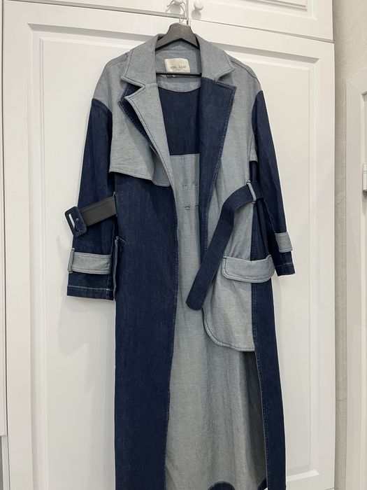 Джинсовый тренч